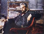 Mikhail Vrubel The Portrait of Alzheimer Chebyshev Spain oil painting artist
